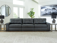 J&M Furniture - Ashley Furniture - Brindley Pier 3-Piece Sectional Sofa - RAF 3-Piece Sectional Sofa / Fog - 99503S2