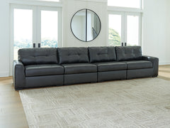 J&M Furniture - Ashley Furniture - Brindley Pier 4-Piece Sectional - RAF 4-Piece Sectional / Fog - 99503S4
