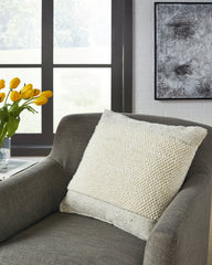 J&M Furniture - Ashley Furniture - Rowcher Pillow - Pillow / Gray/White - A1001004P
