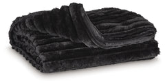 J&M Furniture - Ashley Furniture - Alsonwell Throw (Set of 3) - Throw (3/CS) / Black - A1001083