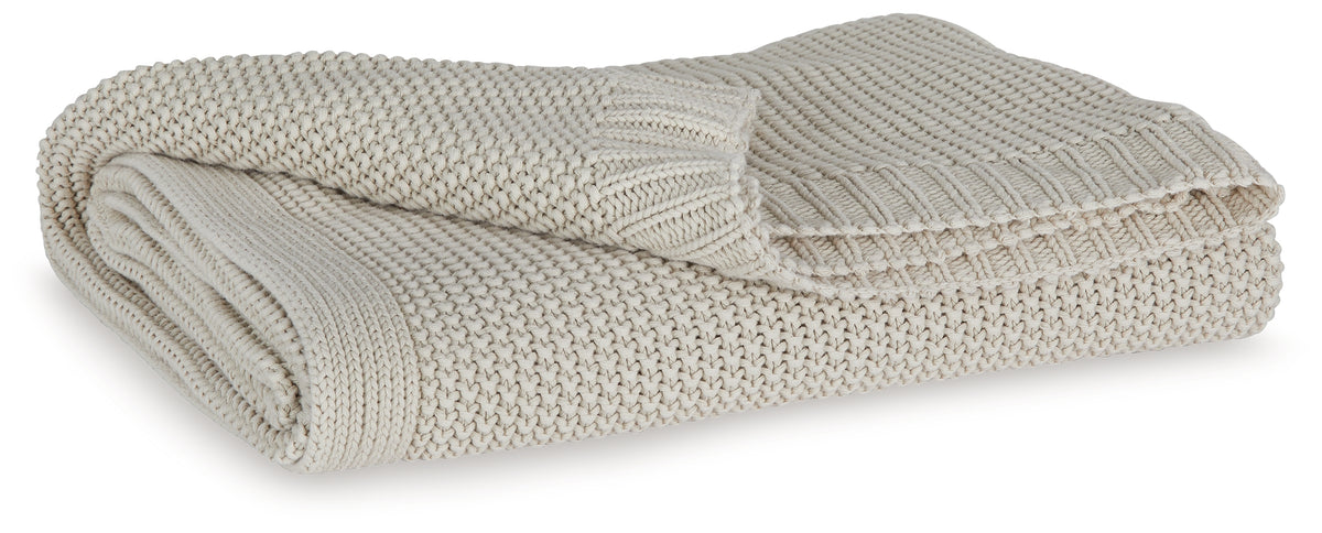 J&M Furniture - Ashley Furniture - Gayelery Throw (Set of 3) - Throw (3/CS) / Sand - A1001084
