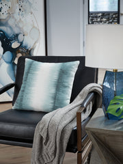 J&M Furniture - Ashley Furniture - Elonwich Pillow - Pillow / Teal/White - A1001106P
