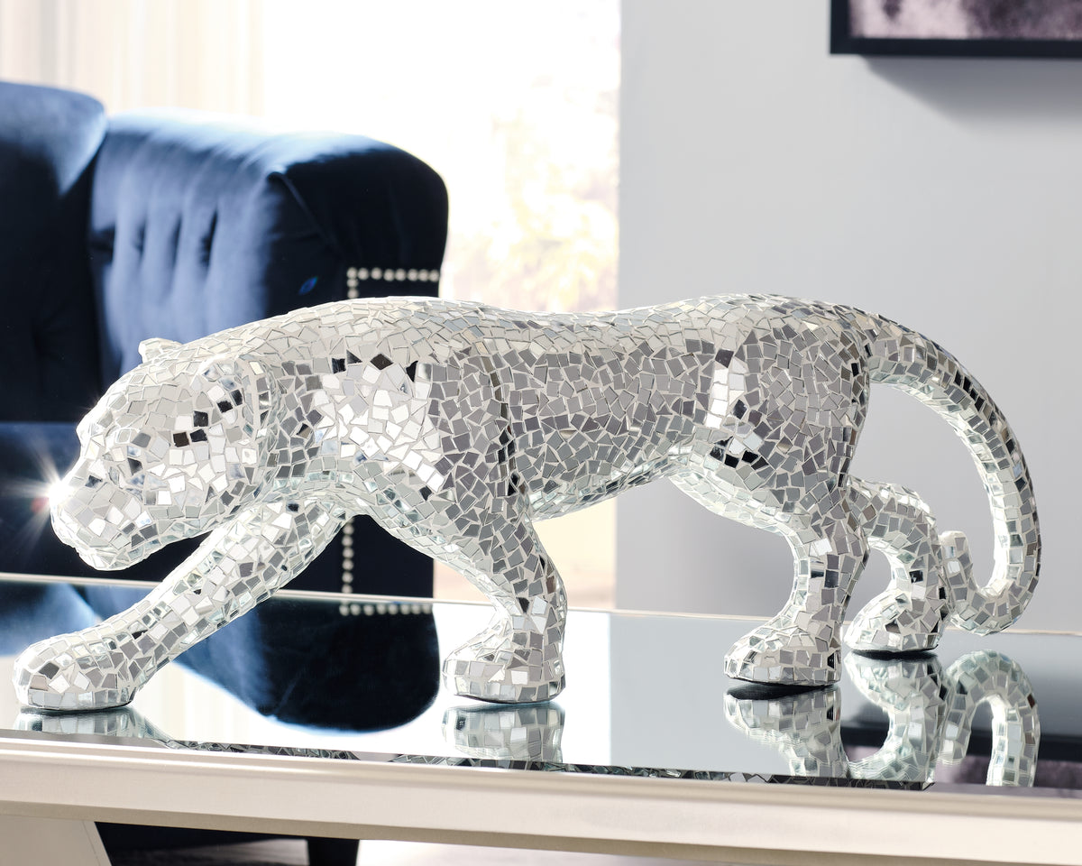 J&M Furniture - Ashley Furniture - Drice Panther Sculpture - Sculpture - A2000412