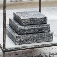 J&M Furniture - Ashley Furniture - Keldy Box (Set of 3) - Box Set (3/CN) / Antique Pewter Finish - A2000491