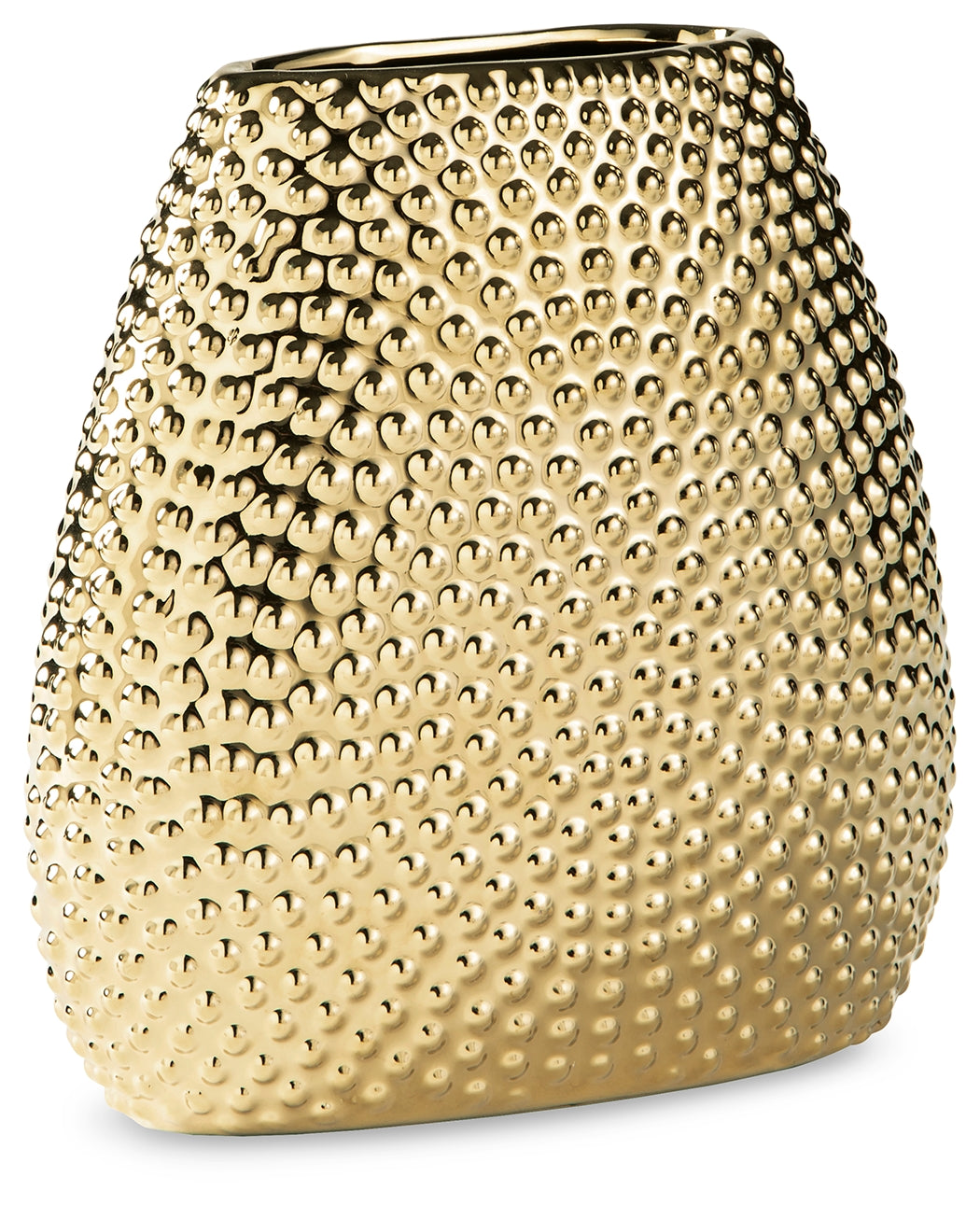 J&M Furniture - Ashley Furniture - Efim Vase - Vase / Gold Finish - A2000575