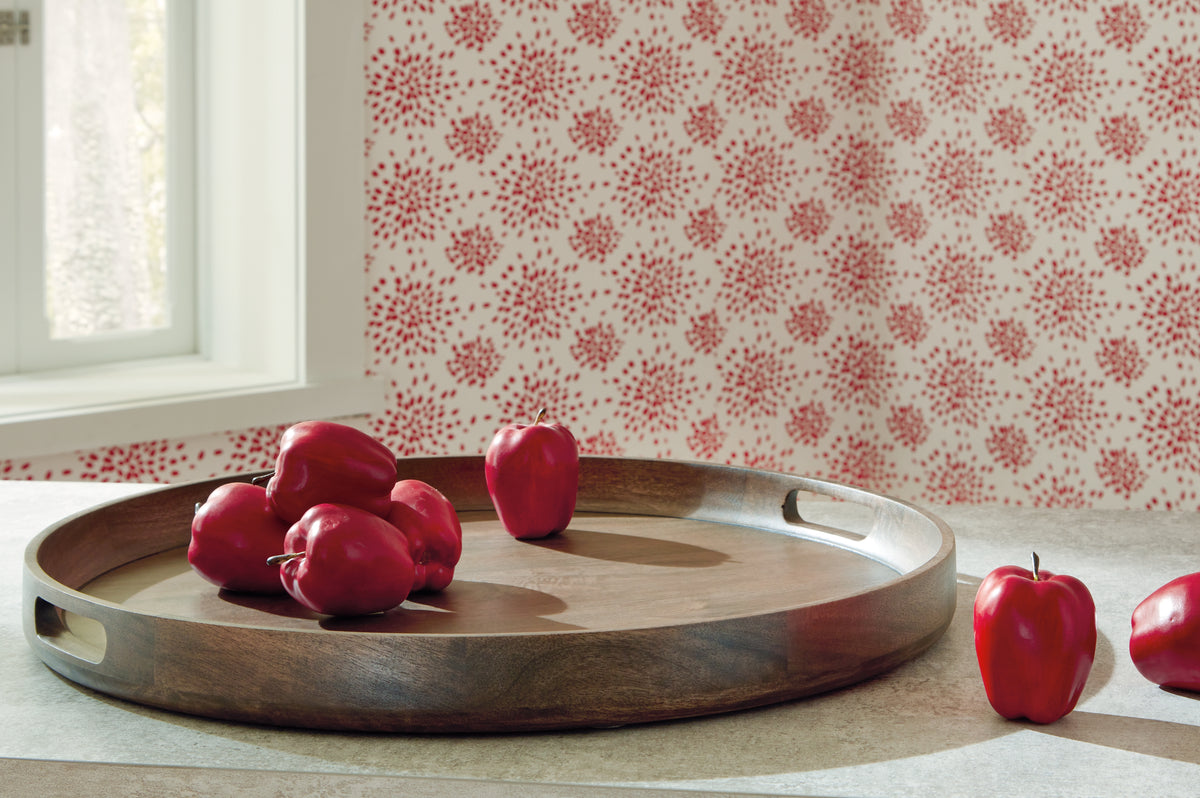 J&M Furniture - Ashley Furniture - Webbworth Tray - Tray / Gray Brown - A2000675