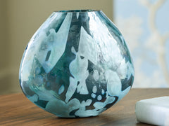 J&M Furniture - Ashley Furniture - Cartshaw Vase - Vase / Iridescent Teal - A2000738