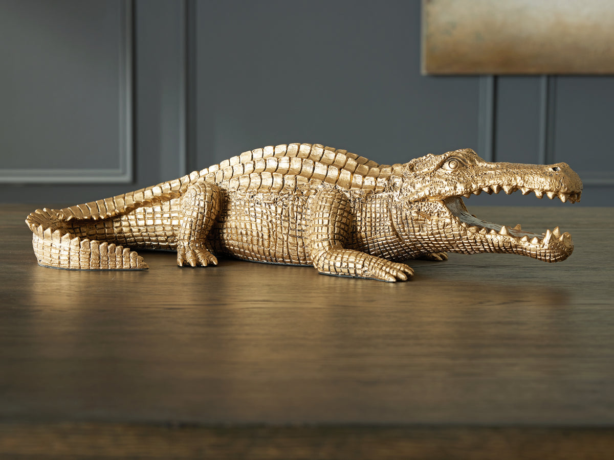 J&M Furniture - Ashley Furniture - Lauretman Sculpture - Sculpture / Antique Gold Finish - A2000765