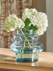 J&M Furniture - Ashley Furniture - Vallmen Vase - Vase / Blue - A2000799