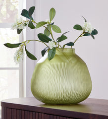 J&M Furniture - Ashley Furniture - Scottyard Vase - Vase / Olive Green - A2900007