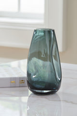 J&M Furniture - Ashley Furniture - Beamund Vase (Set of 2) - Vase (2/CS) / Teal Blue - A2900010