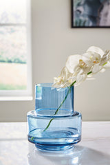 J&M Furniture - Ashley Furniture - Bealen Vase - Vase / Dark Blue - A2900012