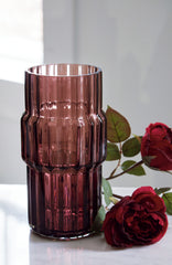 J&M Furniture - Ashley Furniture - Dorlow Vase (Set of 2) - Vase (2/CS) / Mauve - A2900024