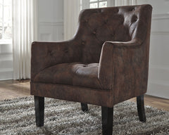 J&M Furniture - Ashley Furniture - Drakelle Accent Chair - Accent Chair / Mahogany - A3000051