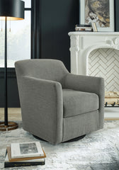 J&M Furniture - Ashley Furniture - Bradney Swivel Accent Chair - Swivel Accent Chair / Tumbleweed - A3000323