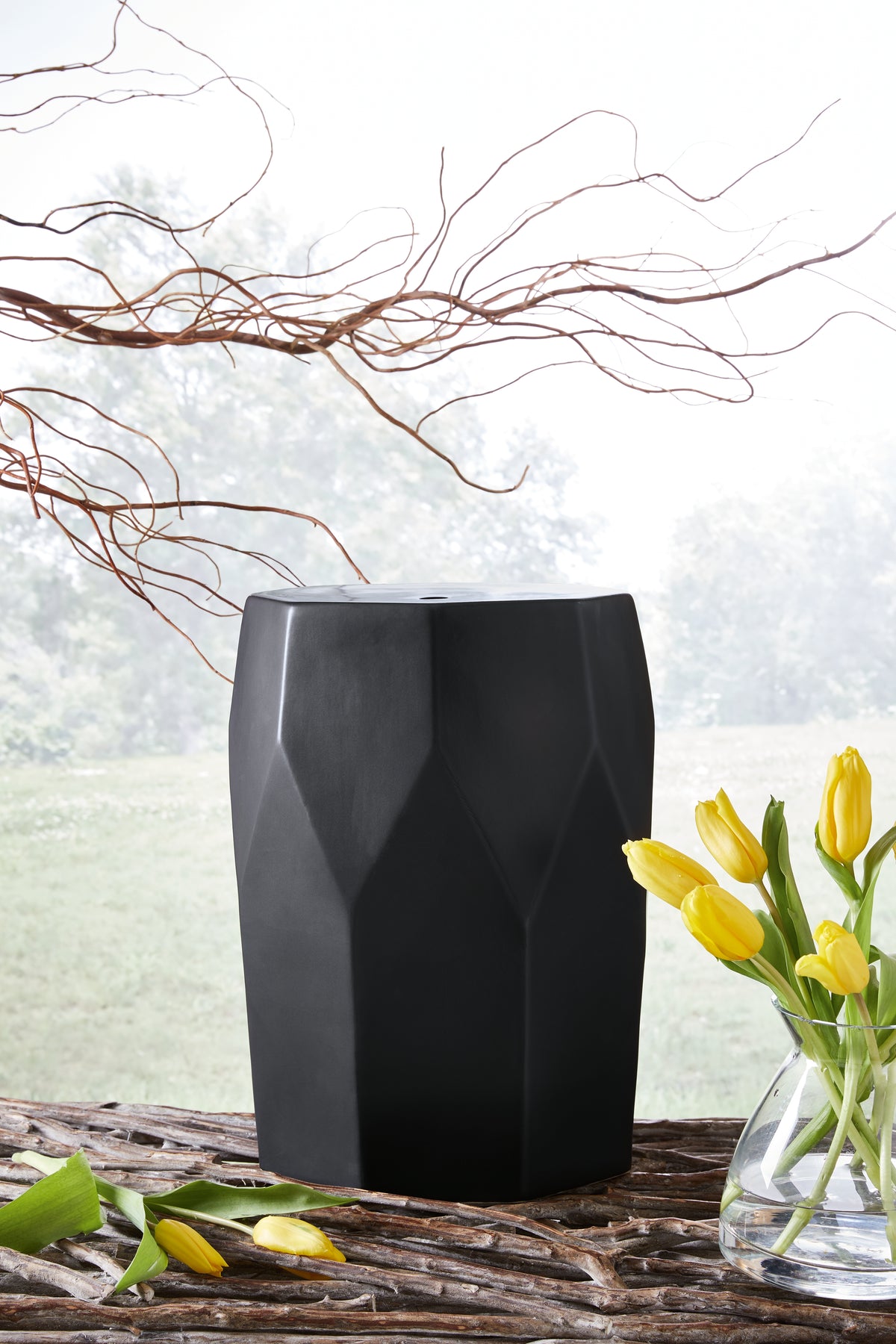 J&M Furniture - Ashley Furniture - Rhysworth Stool - Stool / Black - A3000632