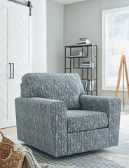 J&M Furniture - Ashley Furniture - Aterburm Swivel Accent Chair - Swivel Accent Chair / Twilight - A3000649