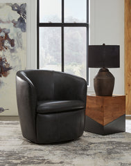 J&M Furniture - Ashley Furniture - Kierreys Swivel Accent Chair - Swivel Accent Chair / Bone - A3000703