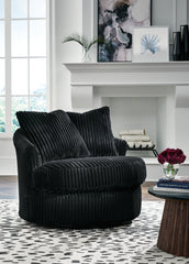 J&M Furniture - Ashley Furniture - Gramwell Swivel Accent Chair - Swivel Accent Chair / Alloy - A3000724