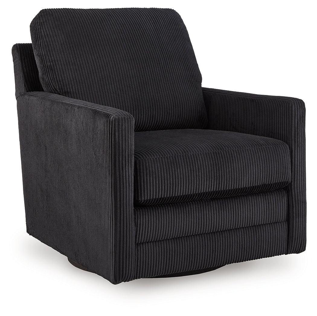 J&M Furniture - Ashley Furniture - Icaman Swivel Accent Chair - Swivel Accent Chair / Sand - A3000728