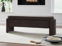 J&M Furniture - Ashley Furniture - Vavuniya Storage Bench - Storage Bench / Brown / 56"W x 19"D x 19"H - A3000750
