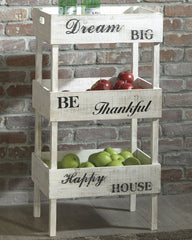J&M Furniture - Ashley Furniture - Yulton Storage Shelf - Storage Shelf / Antique White - A4000091