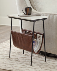J&M Furniture - Ashley Furniture - Etanbury Accent Table - Accent Table / Brown/Black/White - A4000254