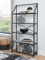 J&M Furniture - Ashley Furniture - Dakerwell 72" Bookcase - Bookcase / Antique Black - A4000557