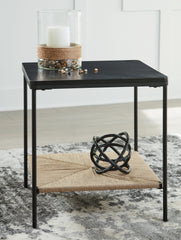 J&M Furniture - Ashley Furniture - Minrich Accent Table - Accent Table / Black/Natural - A4000591