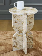 J&M Furniture - Ashley Furniture - Treygan Accent Table - Accent Table / Beige - A4000647