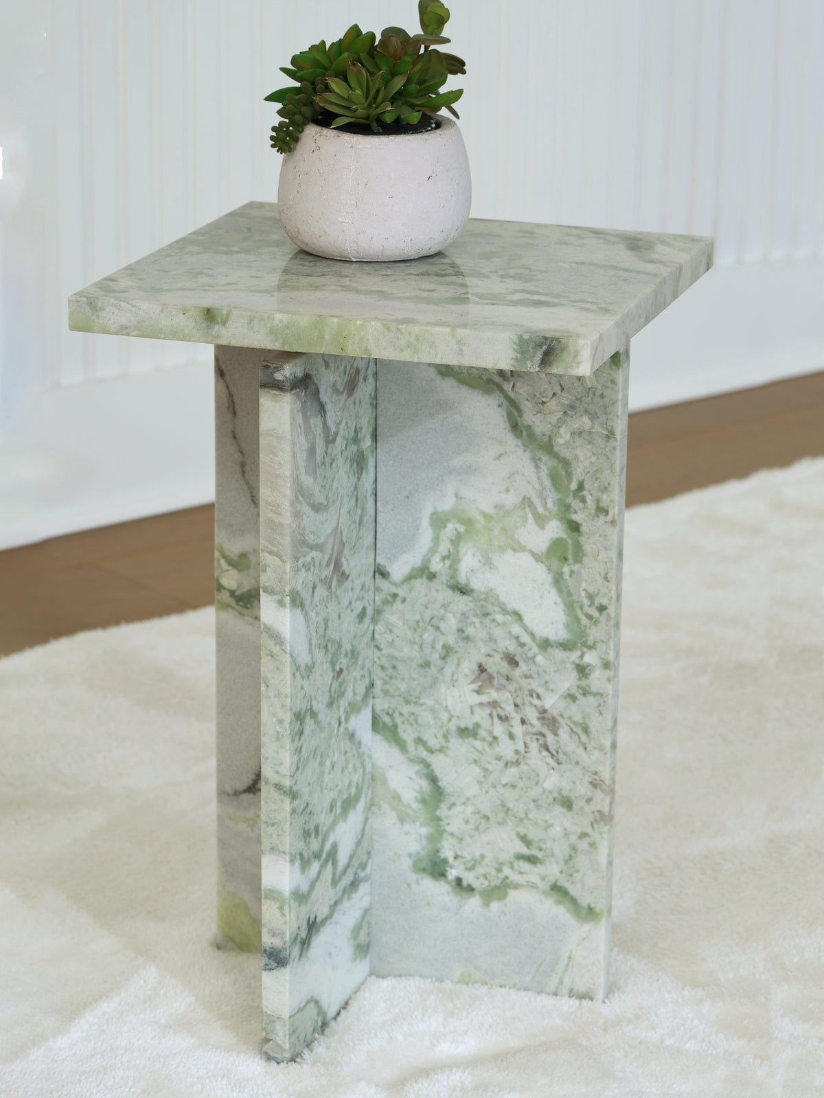 J&M Furniture - Ashley Furniture - Deaconwell Accent Table - Accent Table / White/Green - A4000648