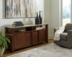 J&M Furniture - Ashley Furniture - Tobinville Accent Cabinet - Accent Cabinet / Dark Brown - A4000673
