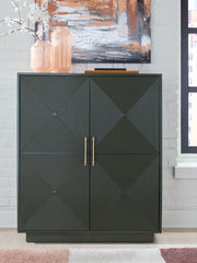 J&M Furniture - Ashley Furniture - Geirwood Accent Cabinet - Accent Cabinet / Dark Green - A4000676