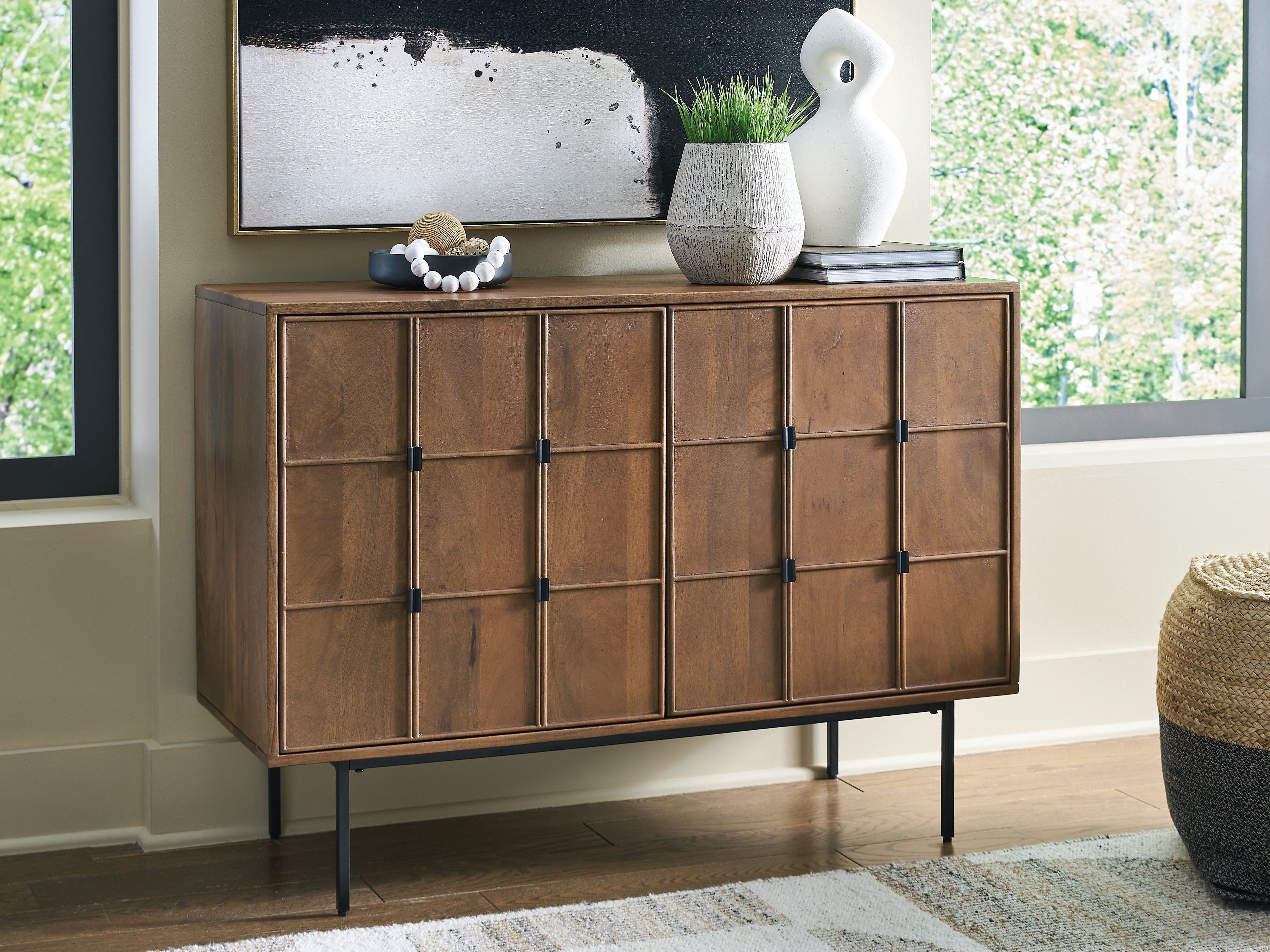 J&M Furniture - Ashley Furniture - Juddins Accent Cabinet - Accent Cabinet / Brown - A4000692