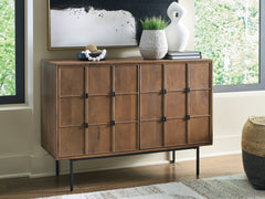 J&M Furniture - Ashley Furniture - Juddins Accent Cabinet - Accent Cabinet / Brown - A4000692