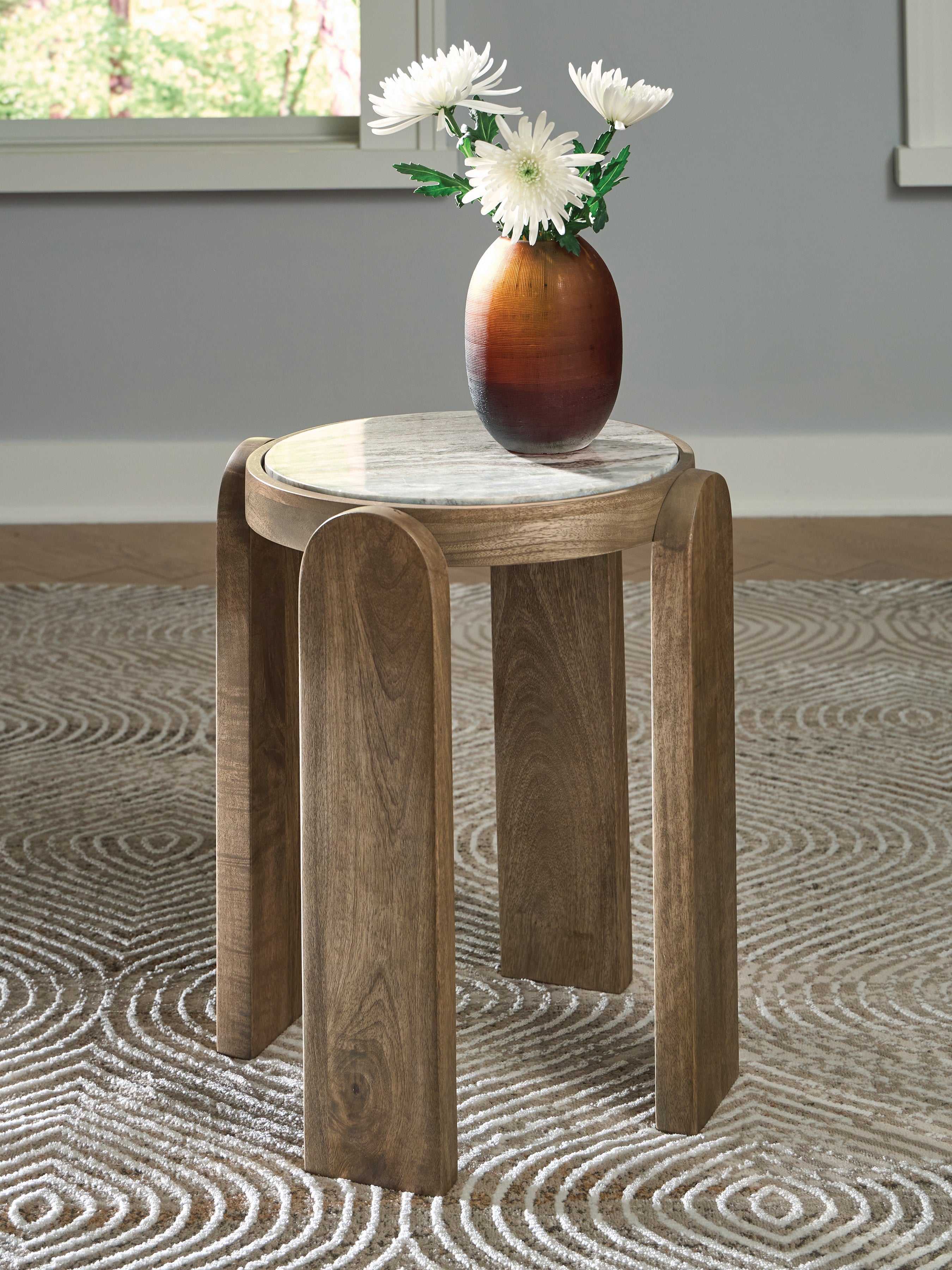 J&M Furniture - Ashley Furniture - Gavrilley Accent Table - Accent Table / Gray/White/Brown - A4000722