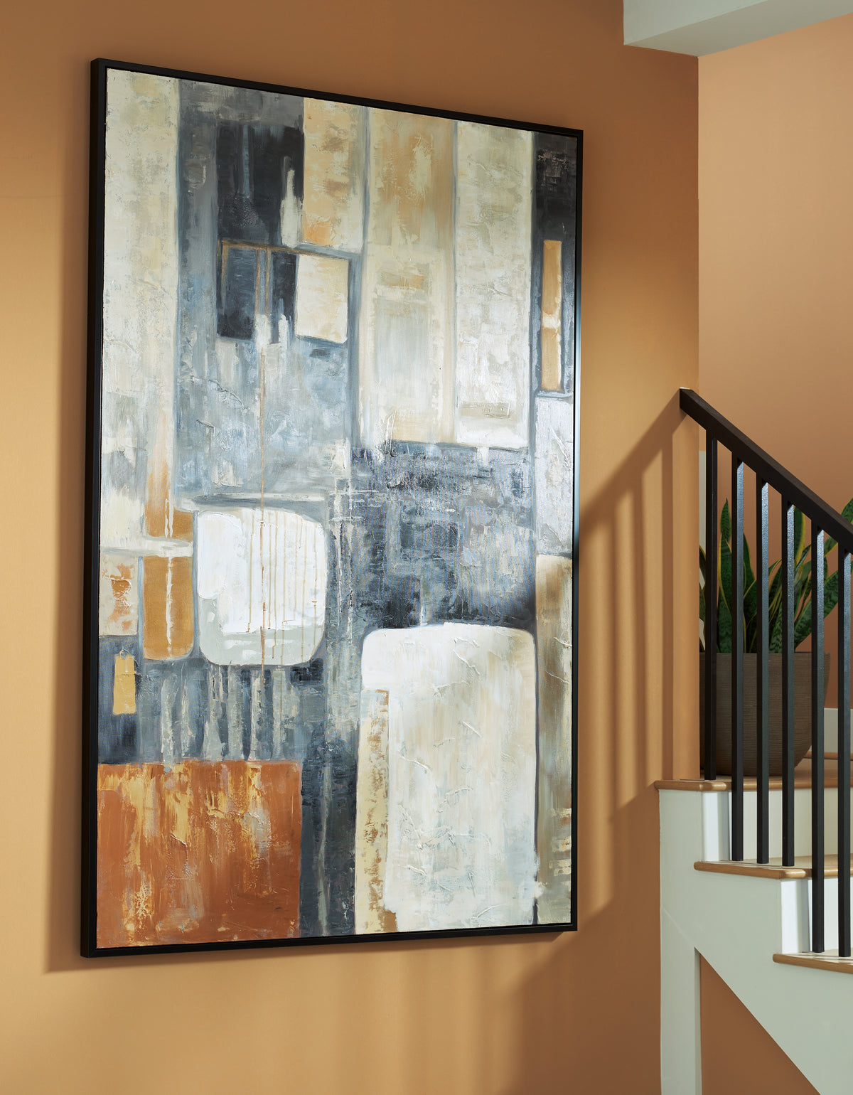 J&M Furniture - Ashley Furniture - Howford Wall Art - Wall Art / Brown/Black/Gray - A8000426