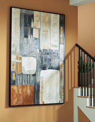 J&M Furniture - Ashley Furniture - Howford Wall Art - Wall Art / Brown/Black/Gray - A8000426