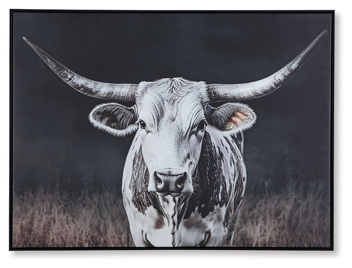 J&M Furniture - Ashley Furniture - Harlandale Wall Art - Wall Art / Black/White/Brown - A8000467