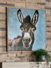 J&M Furniture - Ashley Furniture - Landerton Wall Art - Wall Art / Brown/Blue/White - A8000488