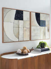 J&M Furniture - Ashley Furniture - Bexlen Wall Art (Set of 2) - Wall Art Set (Set of 2) / Tan/Taupe/Black - A8000498