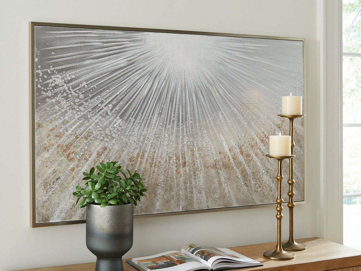 J&M Furniture - Ashley Furniture - Waldard Wall Art - Wall Art / Gray/Taupe/White - A8000501