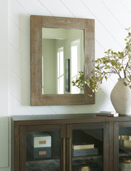 J&M Furniture - Ashley Furniture - Waltleigh Accent Mirror - Accent Mirror / Distressed Brown - A8010277