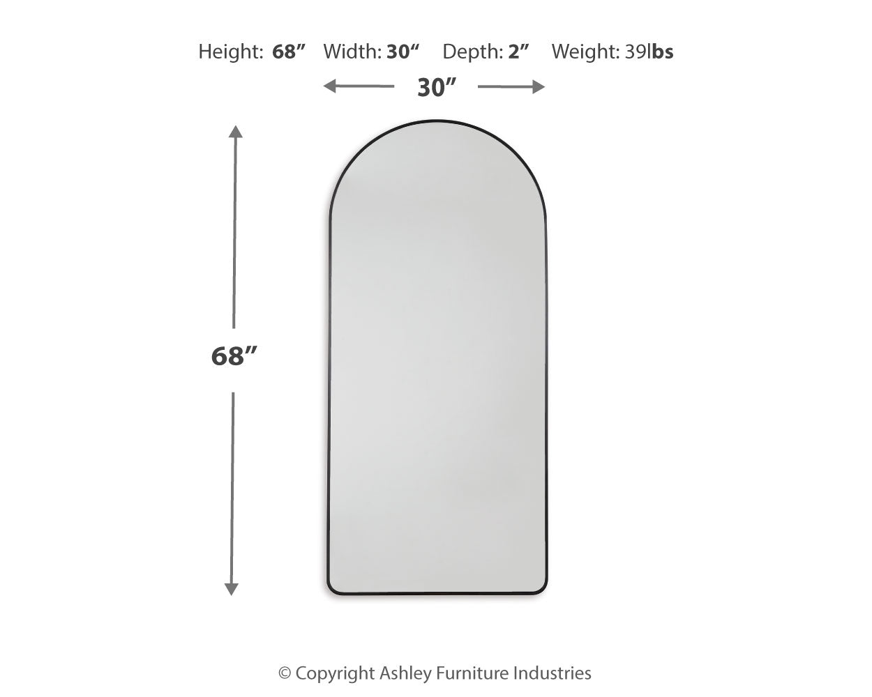Sethall Floor Mirror