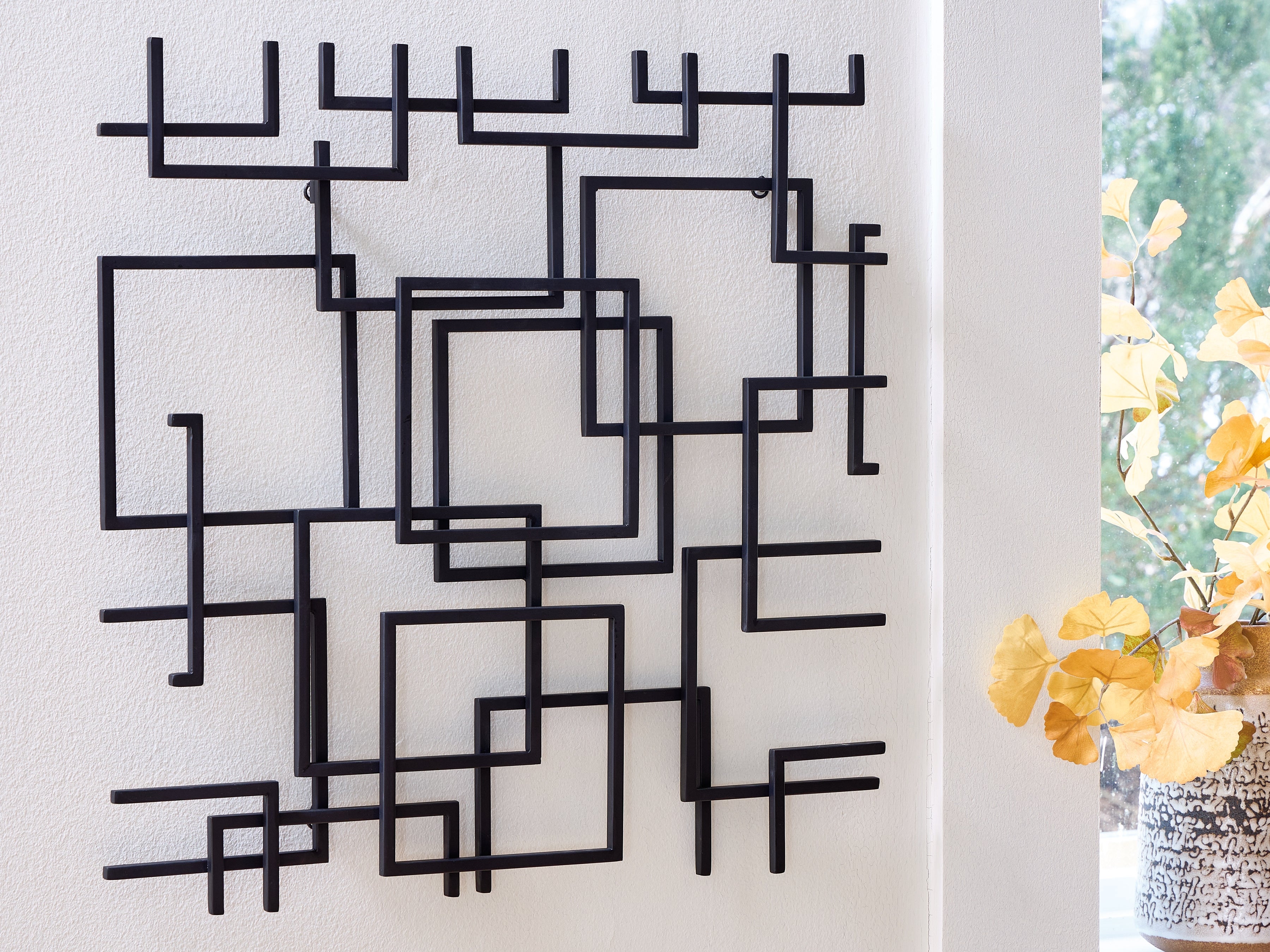 J&M Furniture - Ashley Furniture - Aadanton Wall Decor - Wall Decor / Black - A8010400