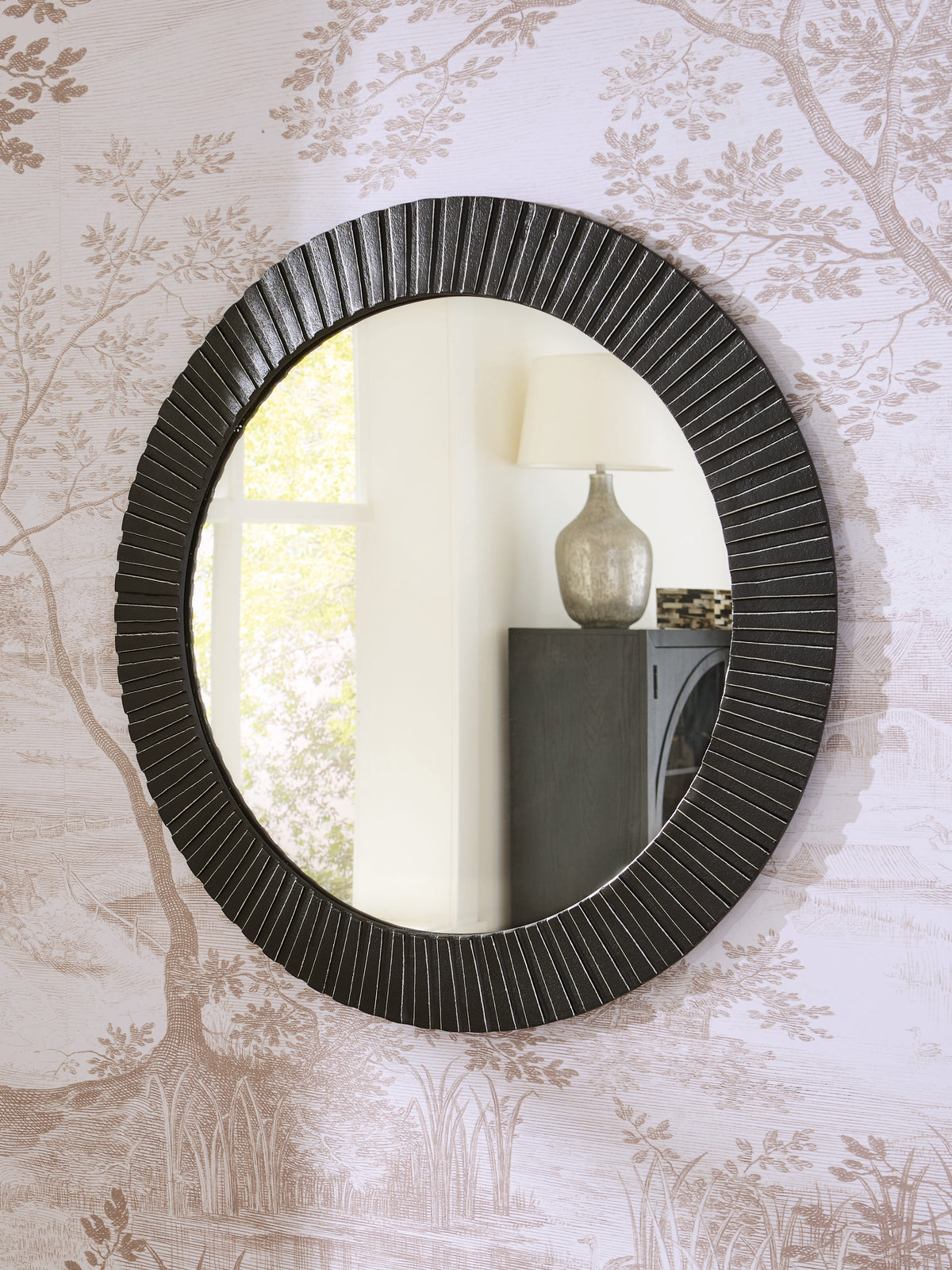 J&M Furniture - Ashley Furniture - Ozias Accent Mirror - Accent Mirror / Black - A8010417
