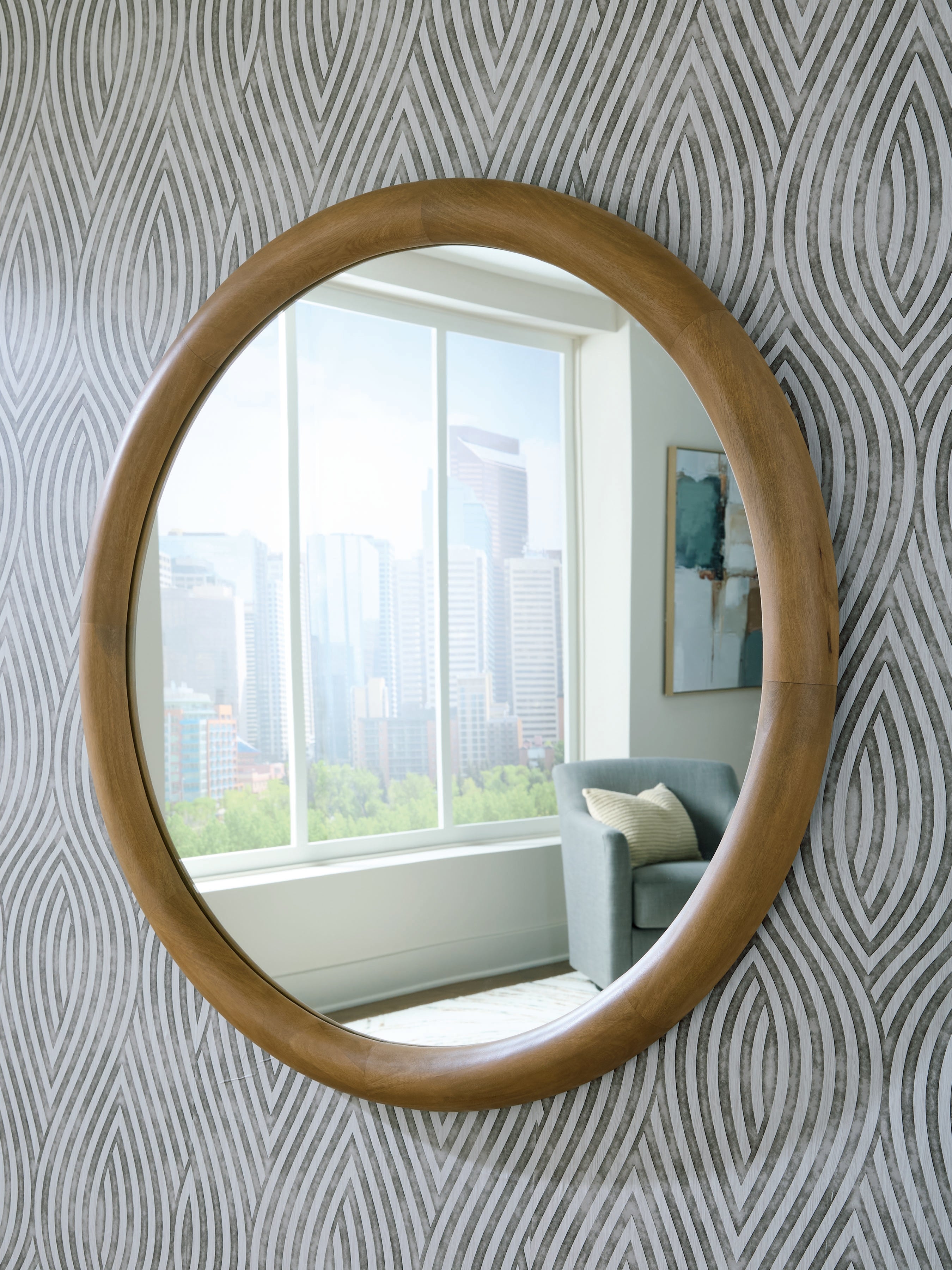 J&M Furniture - Ashley Furniture - Yadiel Accent Mirror - Accent Mirror / Brown - A8010426