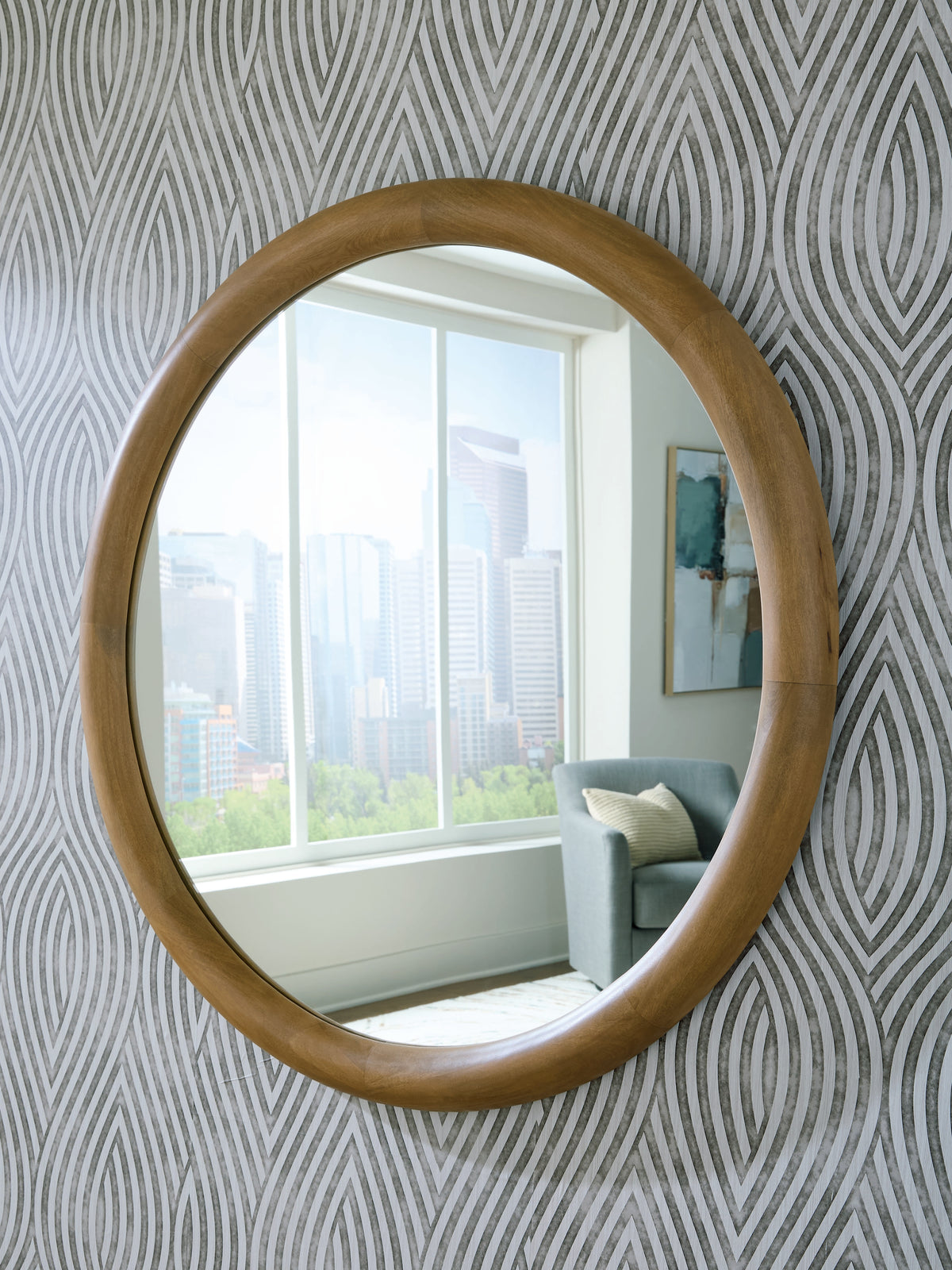 J&M Furniture - Ashley Furniture - Yadiel Accent Mirror - Accent Mirror / Brown - A8010426