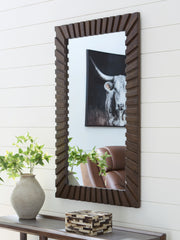 J&M Furniture - Ashley Furniture - Advin Accent Mirror - Accent Mirror / Dark Brown - A8010428