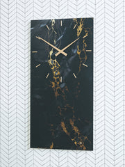 J&M Furniture - Ashley Furniture - Teague Wall Clock - Wall Clock / Black/Gold Finish - A8010430